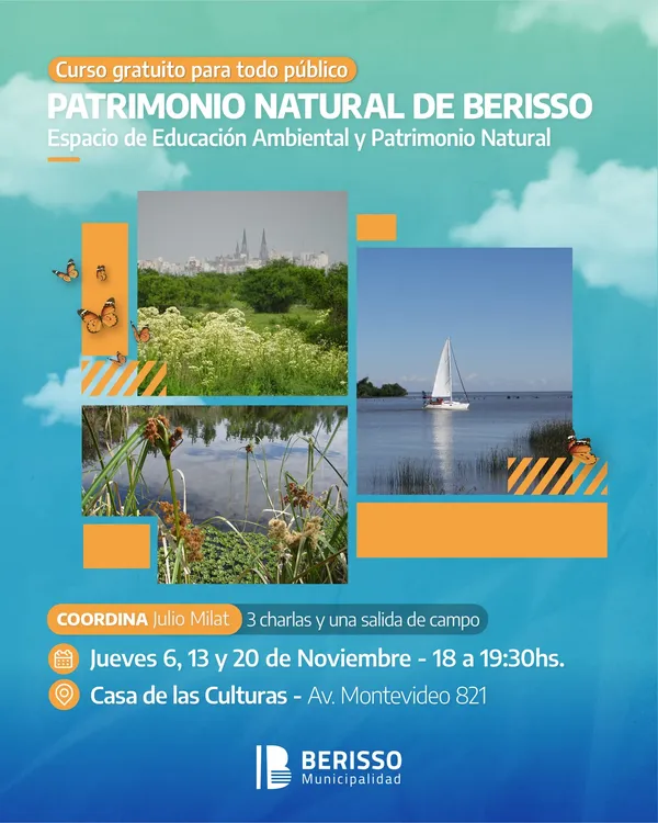 FLYER CURSO PATRIMONIO NATURAL DE BERISSO