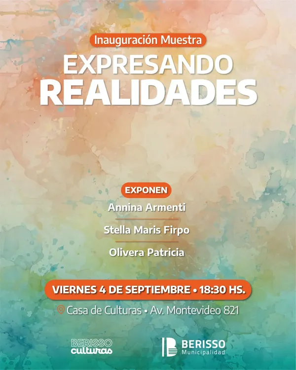 FLYER MUESTRA EXPRESANDO REALIDADES