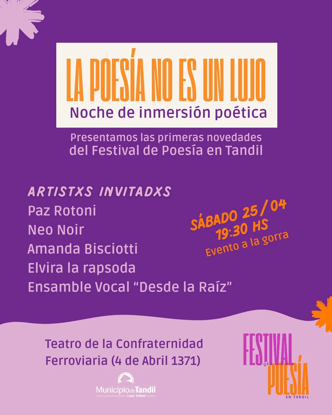 La poesía no es un lujo