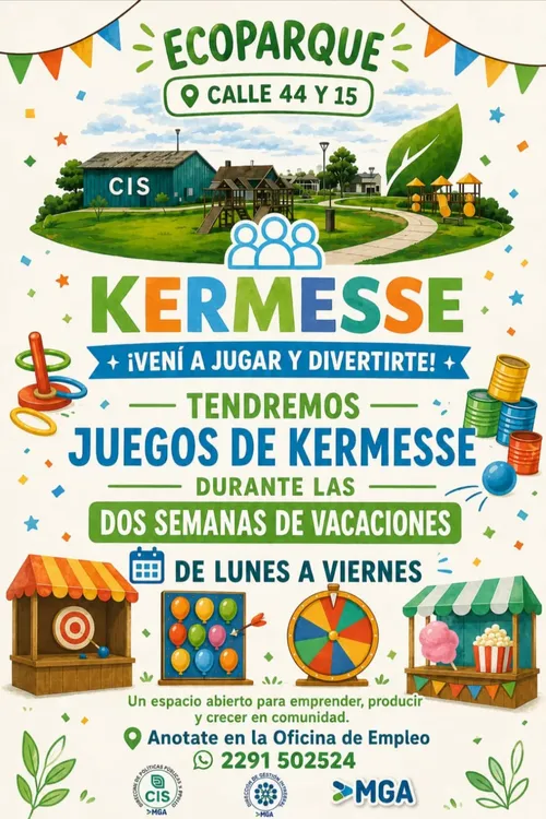 EMPLEO MGA - Kermesse Ecoparque en Vaca Invierno 2026