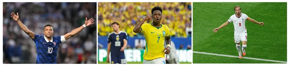 Mbappe, Vinicius Kane