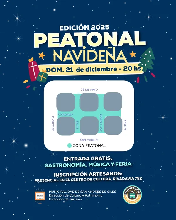 PEATONAL NAVIDEÑA