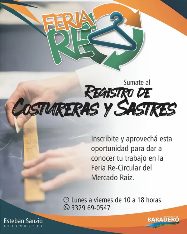 Convocatoria de Costureras y Sastres