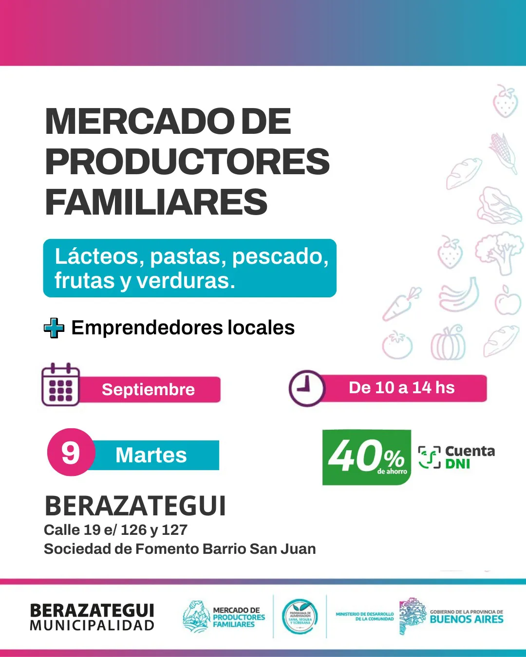 Mercado de Productores Familiares en Berazategui