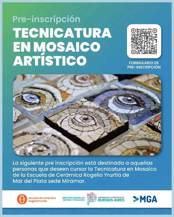 MGA - Pre Inscripción Tecn Mosaico Artístico - Mayo 2025