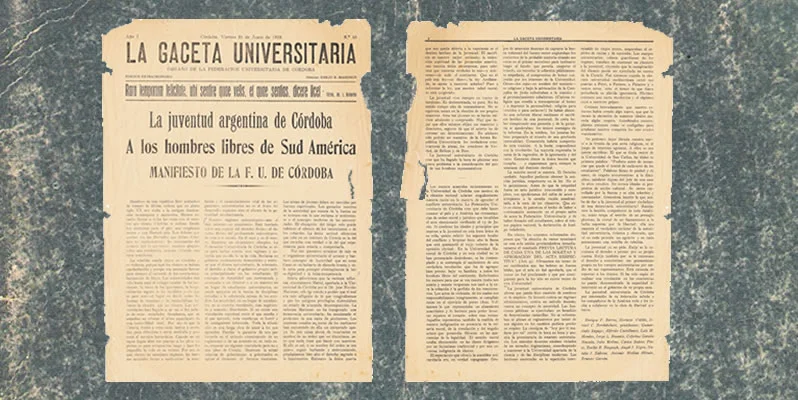 21.6 21 de junioA 108 años del Manifiesto Liminar de la Reforma Universitaria de 1918