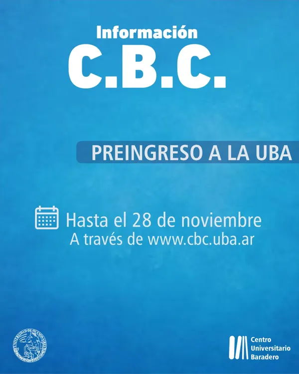 Inscripción a CBC 2026