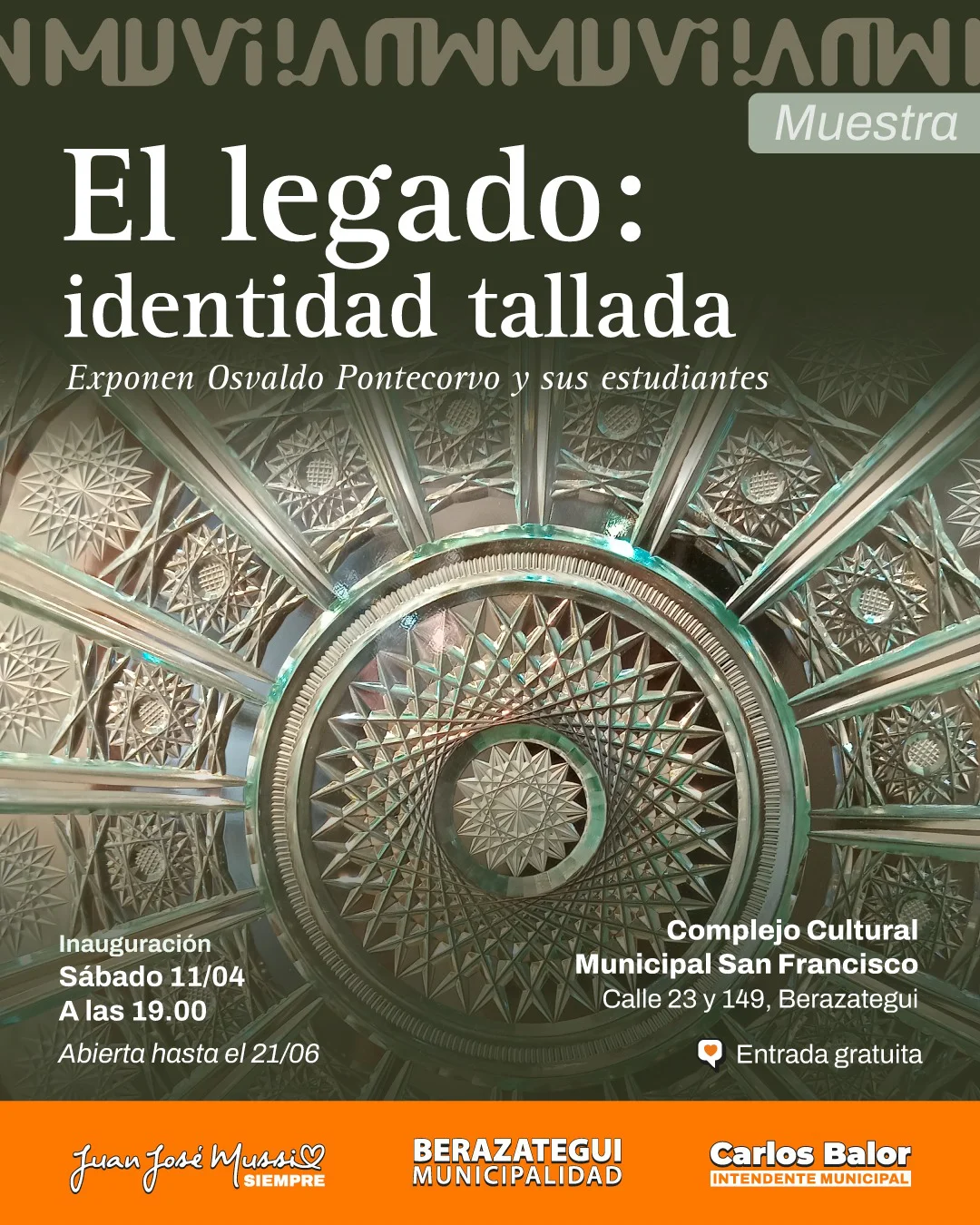 Osvaldo Pontecorvo presenta “El legado. Identidad tallada” en Berazategui (4)