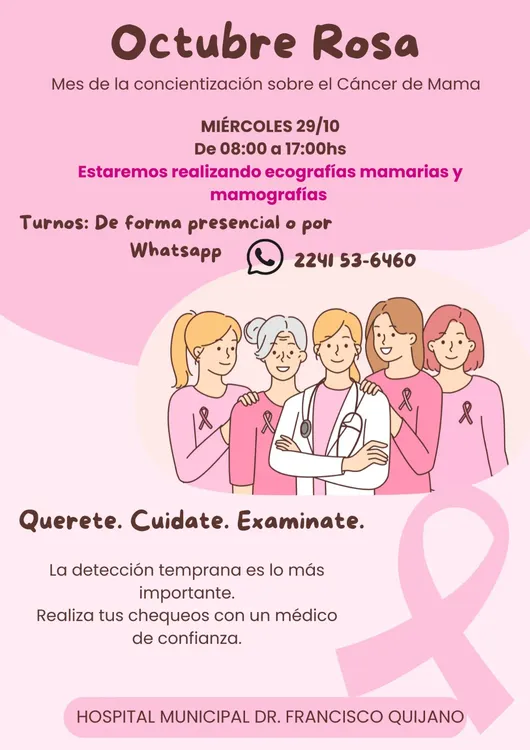 Octubre rosa. Jornada de mamo y ecografía