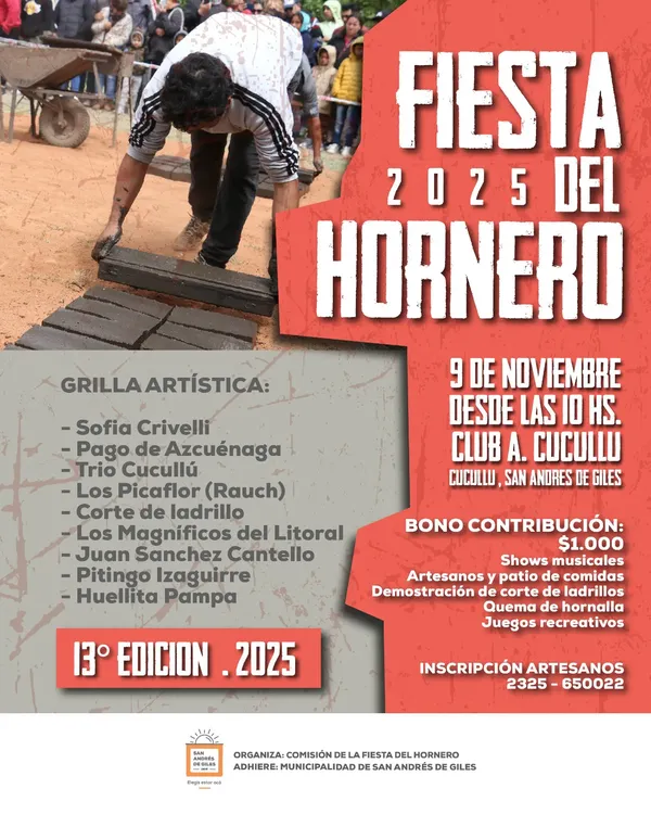 FIESTA DEL HORNERO GRILLA ARTISTICA