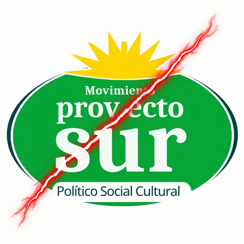 Logo Partido Sur dividido