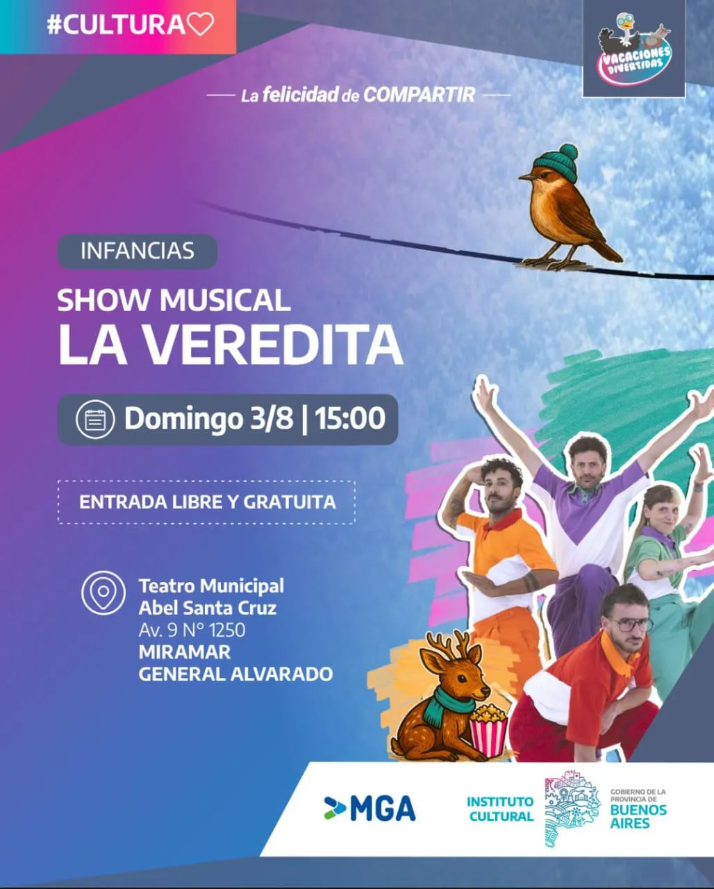 TEATRO MGA - La Veredita Show Musical - 03 Agosto 2025