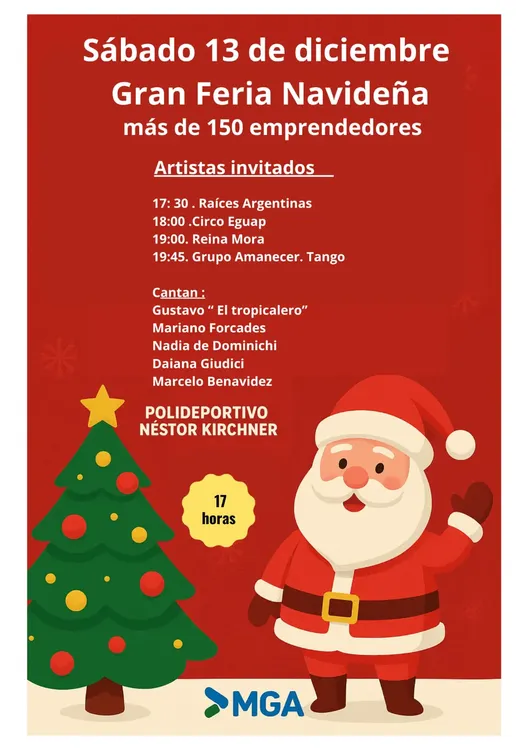 MGA - Gran Feria Navideña de Emprendedores - 13 Dic 2025